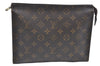 Auth Louis Vuitton Monogram Poche Toilette 26 Cosmetics Pouch Old Model LV K5202