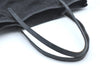Authentic FENDI Zucca Tote Bag Purse Nylon Leather Black K5203