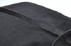 Authentic FENDI Zucca Tote Bag Purse Nylon Leather Black K5203