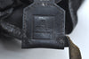 Authentic FENDI Zucca Tote Bag Purse Nylon Leather Black K5203