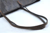 Authentic FENDI Zucca Shoulder Tote Bag PVC Leather Brown K5207
