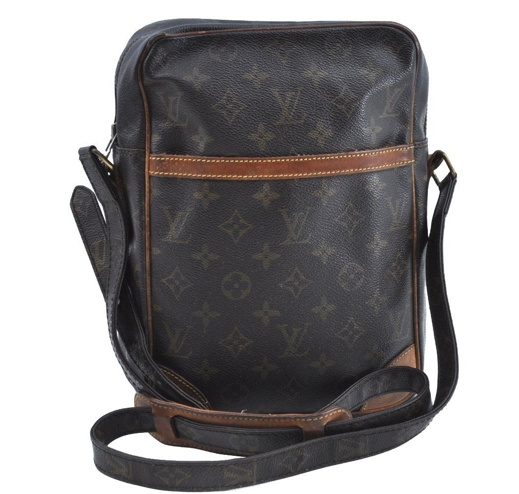 Authentic Louis Vuitton Monogram Danube GM Shoulder Cross Bag M45262 LV K5210