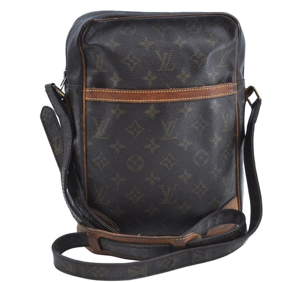 Authentic Louis Vuitton Monogram Danube GM Shoulder Cross Bag M45262 LV K5210