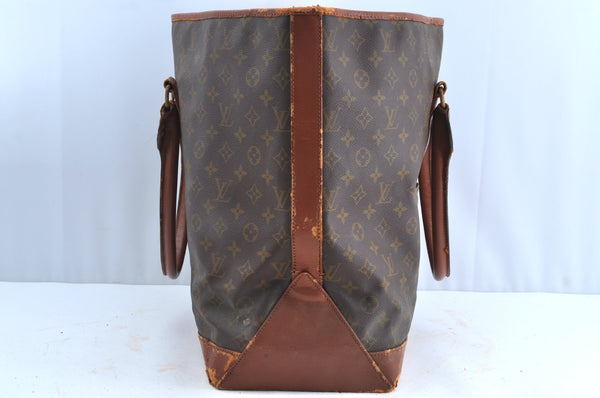Auth Louis Vuitton Monogram Sac Weekend GM Vintage Tote Hand Bag Old Model K5211