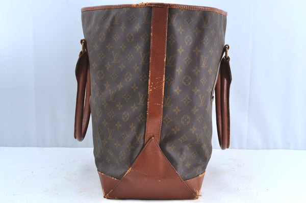 Auth Louis Vuitton Monogram Sac Weekend GM Vintage Tote Hand Bag Old Model K5211