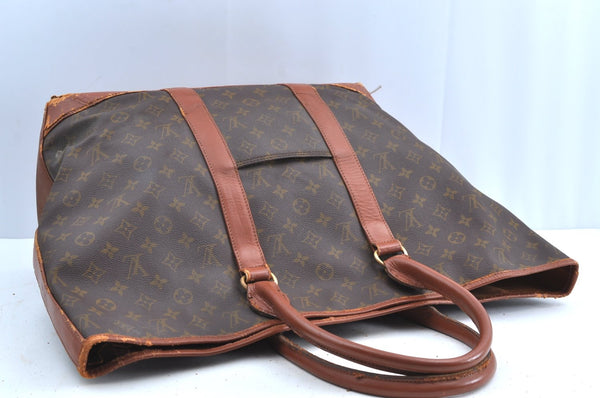 Auth Louis Vuitton Monogram Sac Weekend GM Vintage Tote Hand Bag Old Model K5211