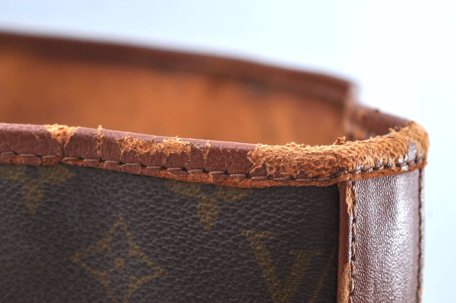 Auth Louis Vuitton Monogram Sac Weekend GM Vintage Tote Hand Bag Old Model K5211