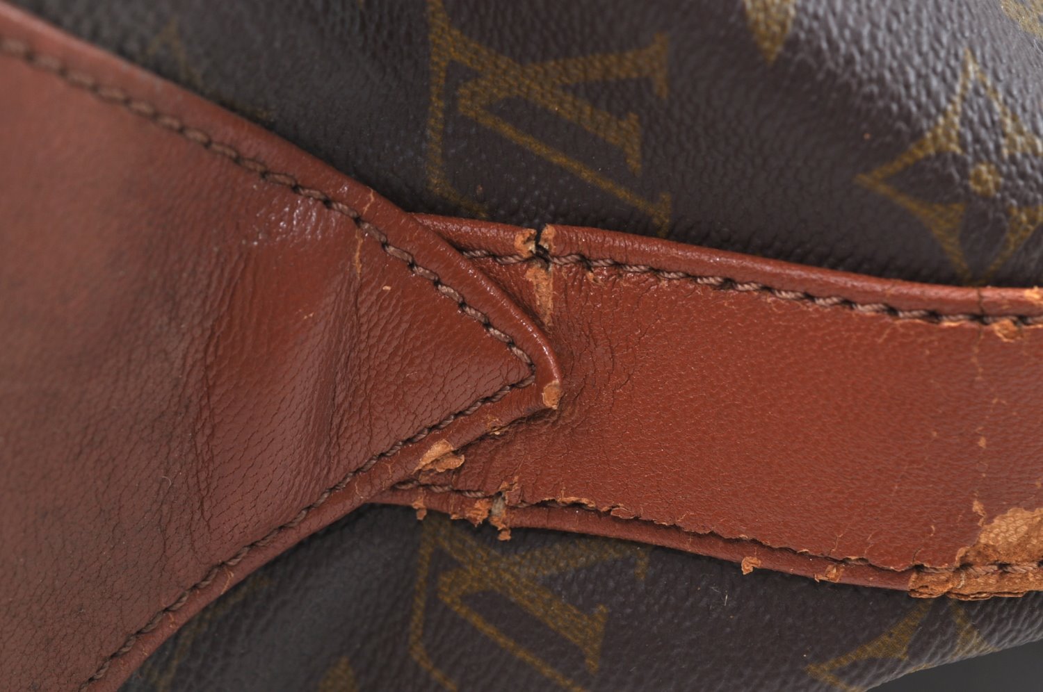 Auth Louis Vuitton Monogram Sac Weekend GM Vintage Tote Hand Bag Old Model K5211