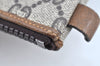Authentic GUCCI GG Plus Clutch Hand Bag Purse PVC Leather Brown K5214