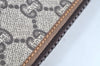 Authentic GUCCI GG Plus Clutch Hand Bag Purse PVC Leather Brown K5214