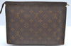 Auth Louis Vuitton Monogram Poche Toilette 26 Cosmetics Pouch Old Model LV K5217
