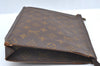 Auth Louis Vuitton Monogram Poche Toilette 26 Cosmetics Pouch Old Model LV K5217