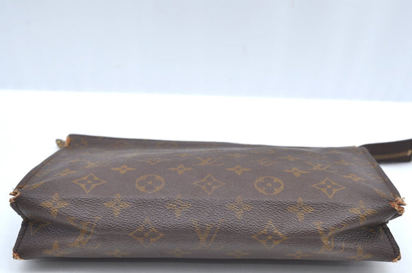 Auth Louis Vuitton Monogram Poche Toilette 26 Cosmetics Pouch Old Model LV K5217