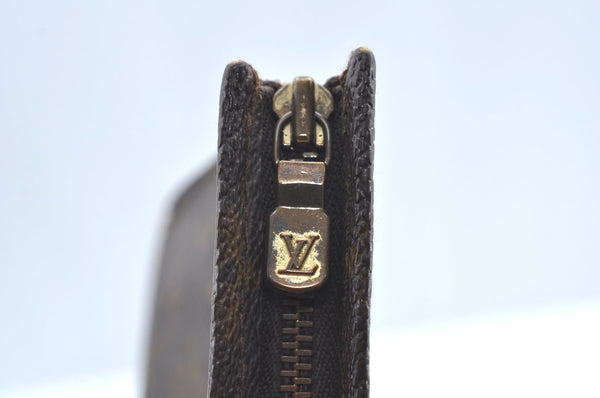 Auth Louis Vuitton Monogram Poche Toilette 26 Cosmetics Pouch Old Model LV K5217