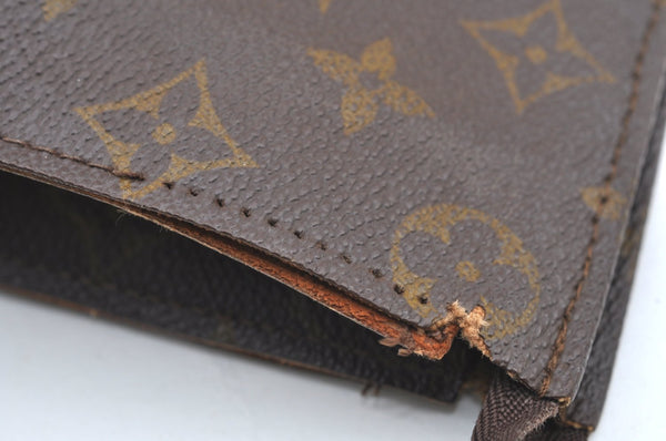 Auth Louis Vuitton Monogram Poche Toilette 26 Cosmetics Pouch Old Model LV K5217