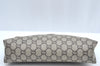 Authentic GUCCI GG Plus Clutch Hand Bag Purse PVC Leather Brown K5219