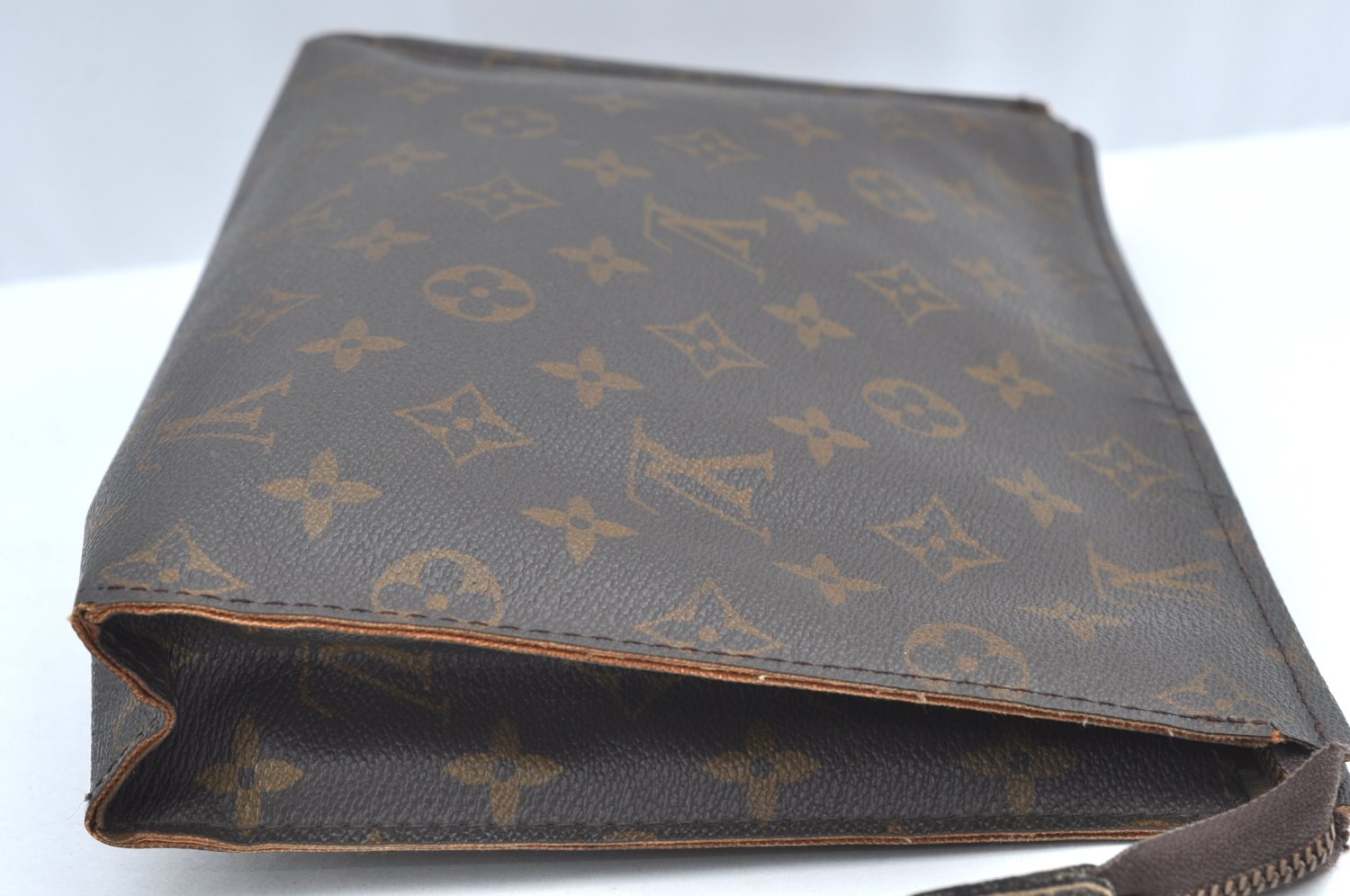 Authentic Louis Vuitton Monogram Poche Toilette 26 Cosmetics Pouch Junk K5224