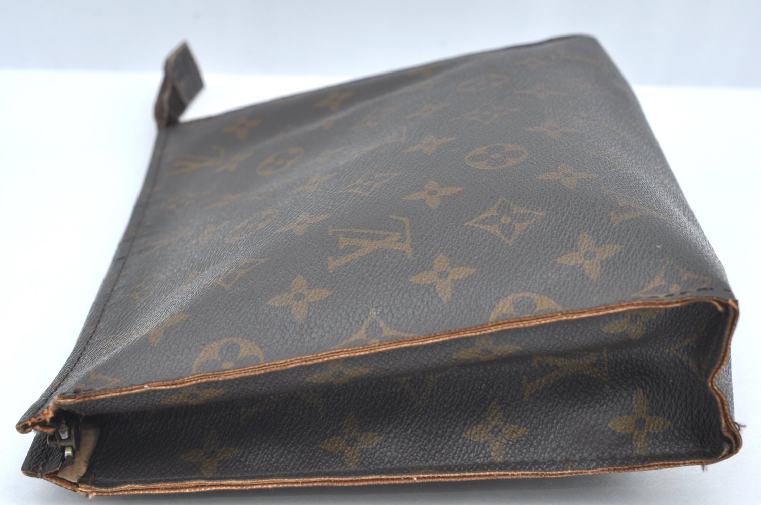 Authentic Louis Vuitton Monogram Poche Toilette 26 Cosmetics Pouch Junk K5224
