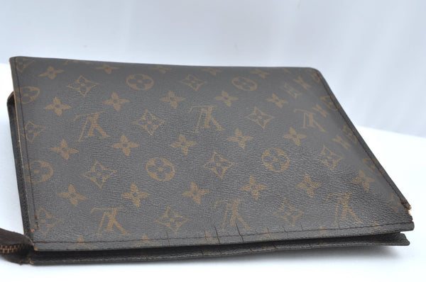Authentic Louis Vuitton Monogram Poche Toilette 26 Cosmetics Pouch Junk K5224