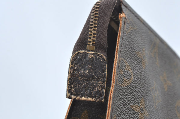 Authentic Louis Vuitton Monogram Poche Toilette 26 Cosmetics Pouch Junk K5224