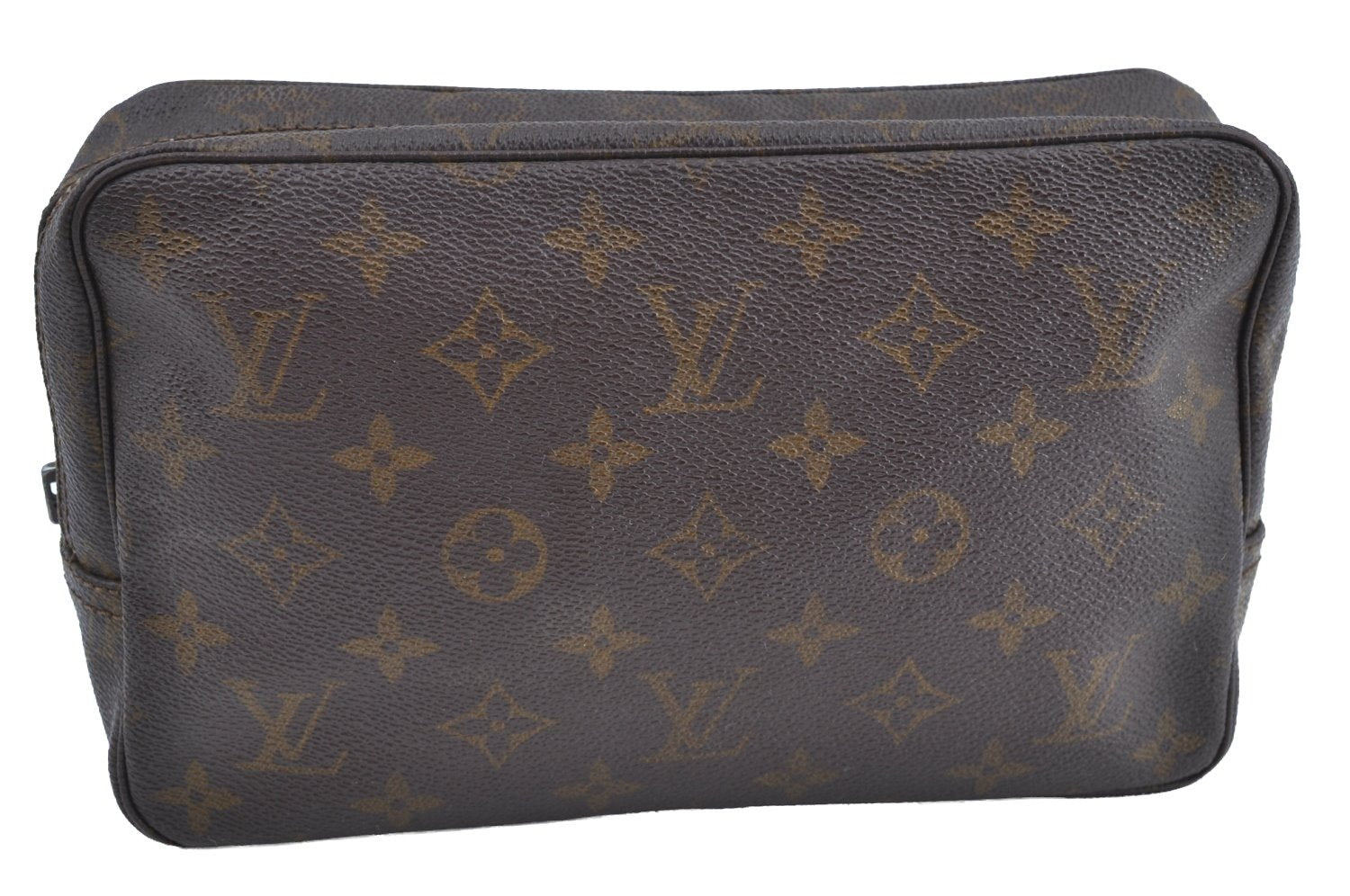 Auth Louis Vuitton Monogram Trousse Toilette 23 Clutch Bag M47524 Junk K5227