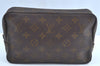 Auth Louis Vuitton Monogram Trousse Toilette 23 Clutch Bag M47524 Junk K5227