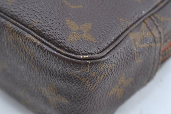 Auth Louis Vuitton Monogram Trousse Toilette 23 Clutch Bag M47524 Junk K5227