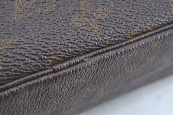 Auth Louis Vuitton Monogram Trousse Toilette 23 Clutch Bag M47524 Junk K5227
