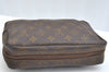 Auth Louis Vuitton Monogram Trousse Toilette 23 Clutch Hand Bag Old Model K5228