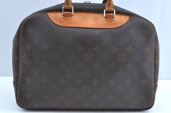 Authentic Louis Vuitton Monogram Deauville Hand Bag M47270 LV K5230