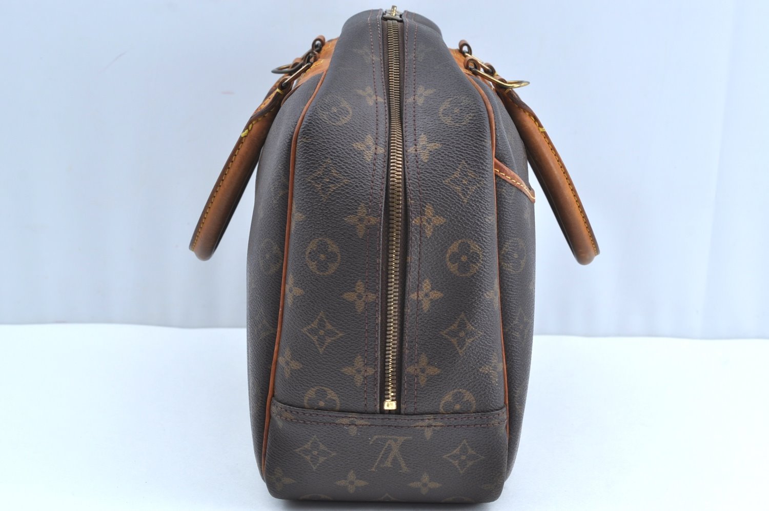 Authentic Louis Vuitton Monogram Deauville Hand Bag M47270 LV K5230