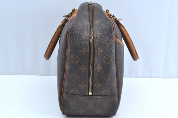 Authentic Louis Vuitton Monogram Deauville Hand Bag M47270 LV K5230