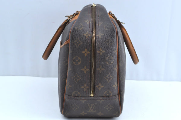Authentic Louis Vuitton Monogram Deauville Hand Bag M47270 LV K5230