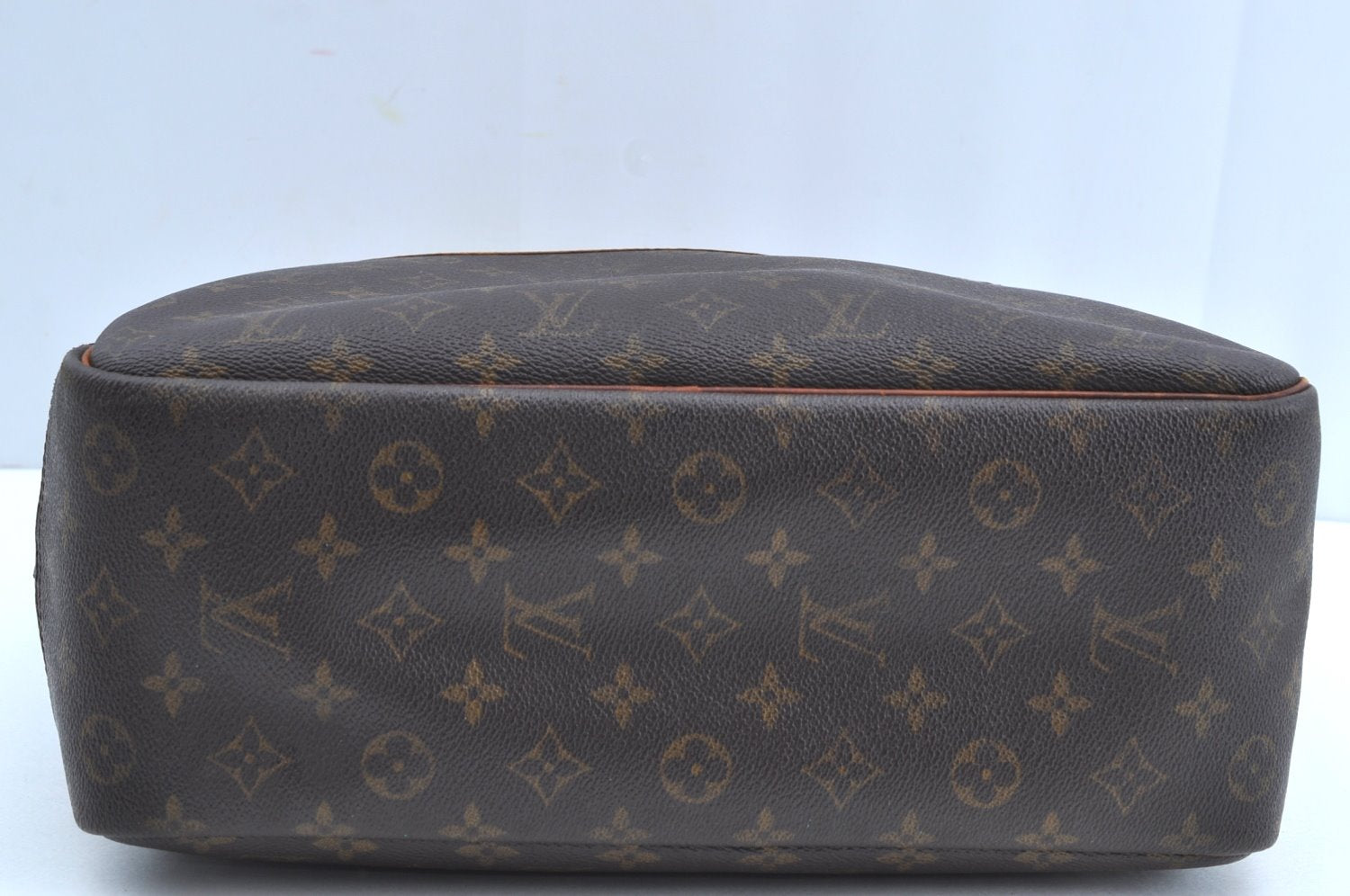 Authentic Louis Vuitton Monogram Deauville Hand Bag M47270 LV K5230