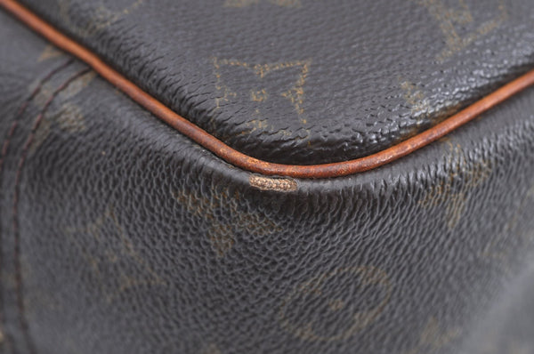 Authentic Louis Vuitton Monogram Deauville Hand Bag M47270 LV K5230