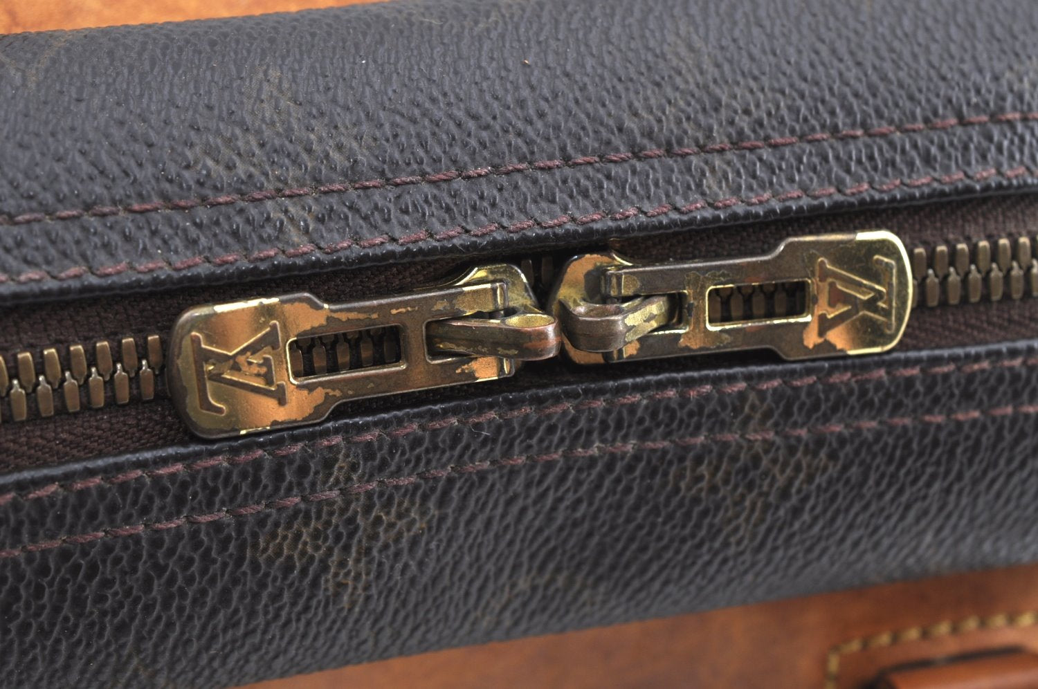 Authentic Louis Vuitton Monogram Deauville Hand Bag M47270 LV K5230