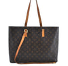 Authentic Louis Vuitton Monogram Luco Shoulder Tote Bag M51155 LV Junk K5231