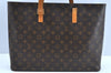Authentic Louis Vuitton Monogram Luco Shoulder Tote Bag M51155 LV Junk K5231