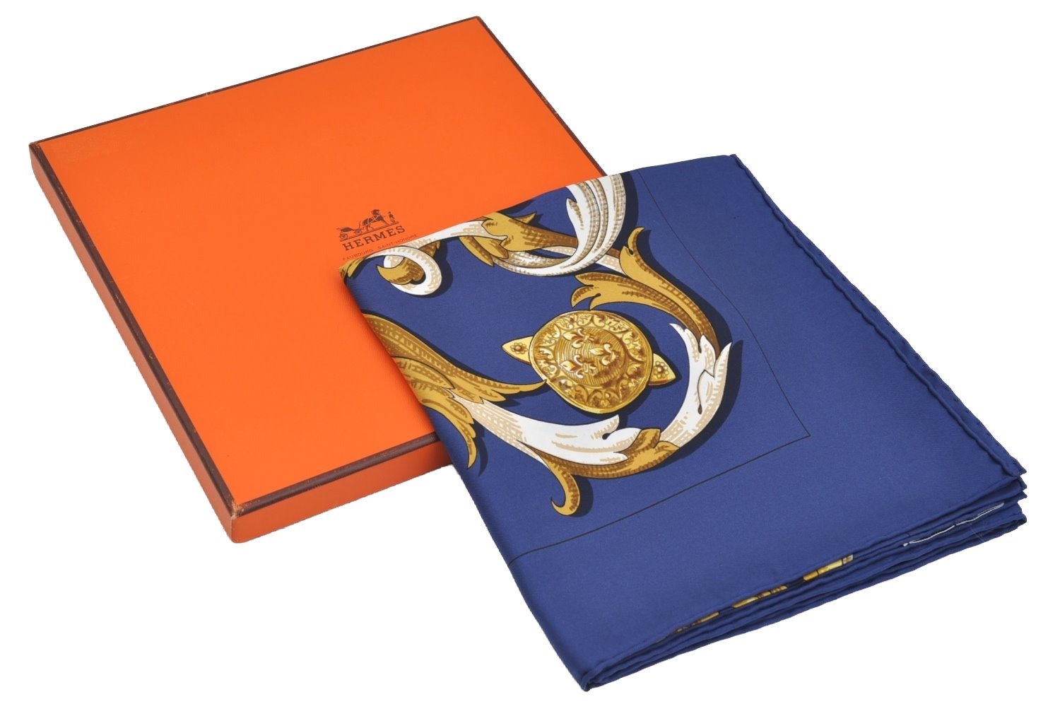 Auth HERMES Carre 90 Scarf 