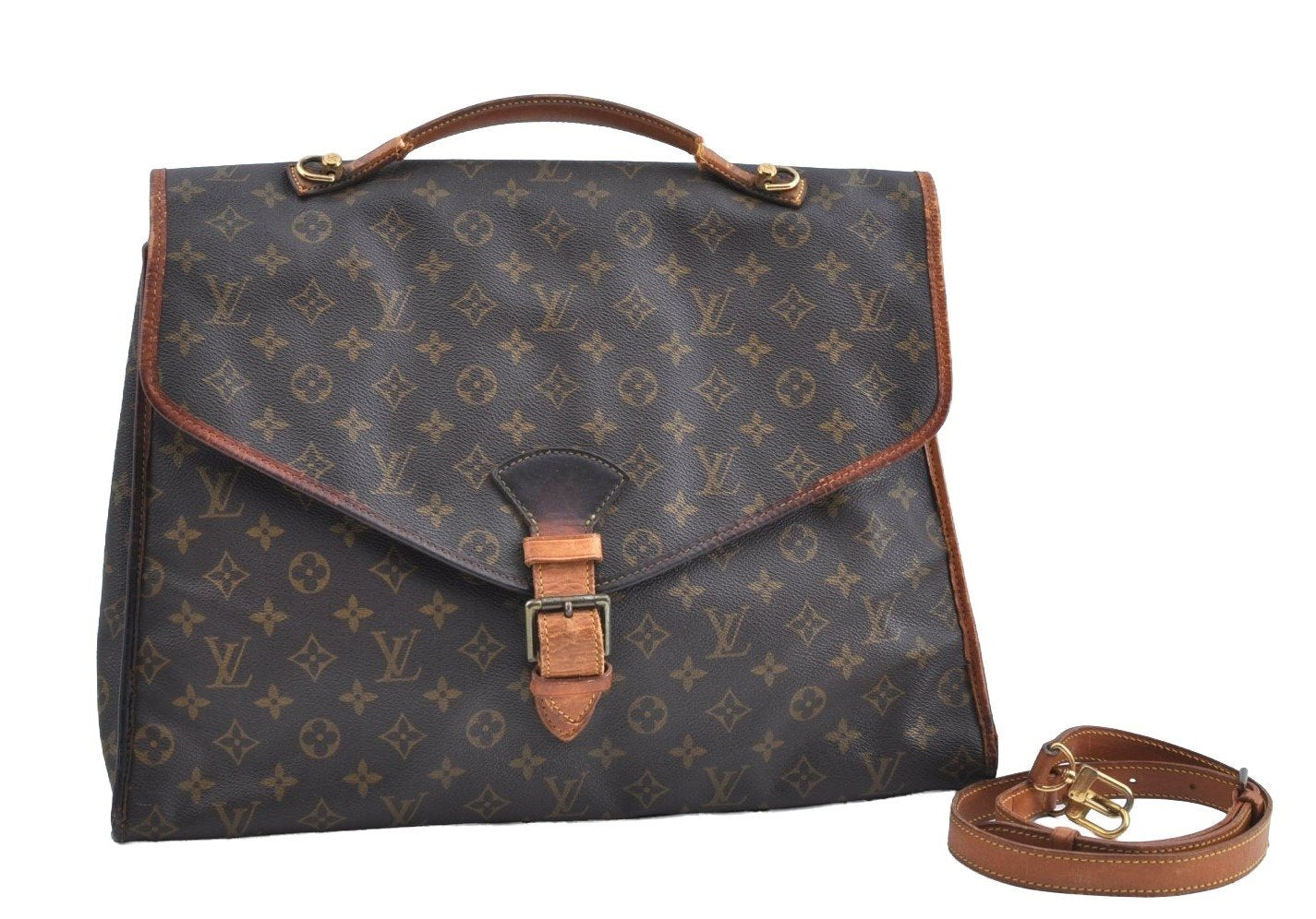 Auth Louis Vuitton Monogram Beverly 44 2Way Shoulder Hand Bag M51120 Junk K5240