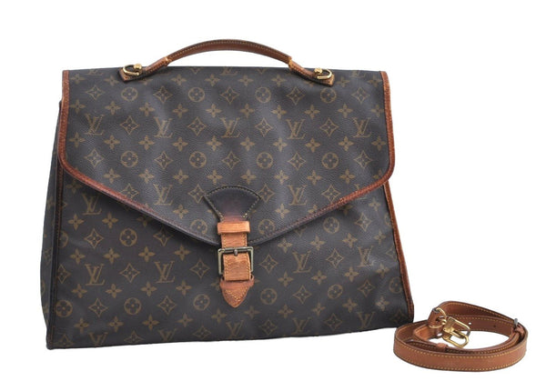 Auth Louis Vuitton Monogram Beverly 44 2Way Shoulder Hand Bag M51120 Junk K5240