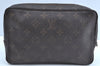 Auth Louis Vuitton Monogram Trousse Toilette 23 Clutch Hand Bag M47524 LV K5247