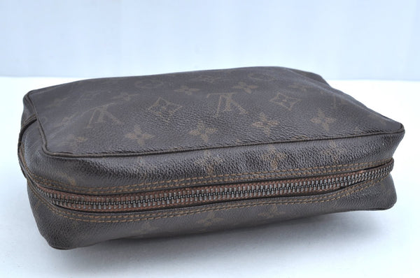 Auth Louis Vuitton Monogram Trousse Toilette 23 Clutch Hand Bag M47524 LV K5247