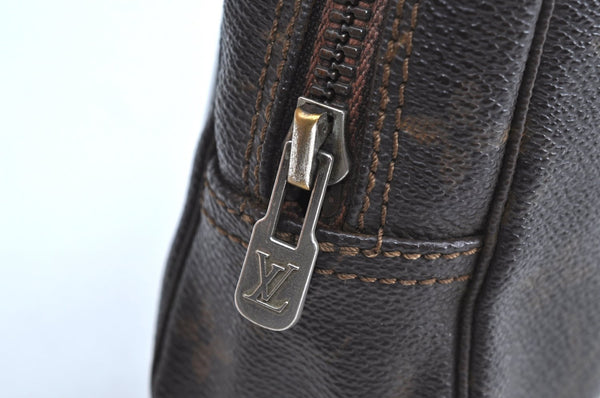 Auth Louis Vuitton Monogram Trousse Toilette 23 Clutch Hand Bag M47524 LV K5247