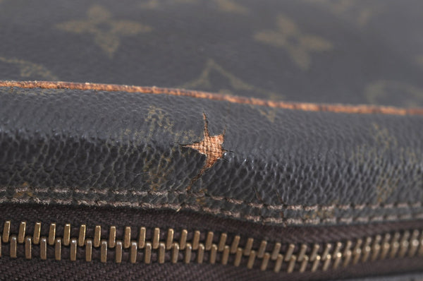 Authentic Louis Vuitton Monogram Compiegne 28 Clutch Hand Bag M51845 LV K5248