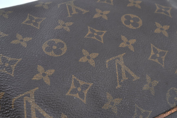 Authentic Louis Vuitton Monogram Compiegne 28 Clutch Hand Bag M51845 LV K5248