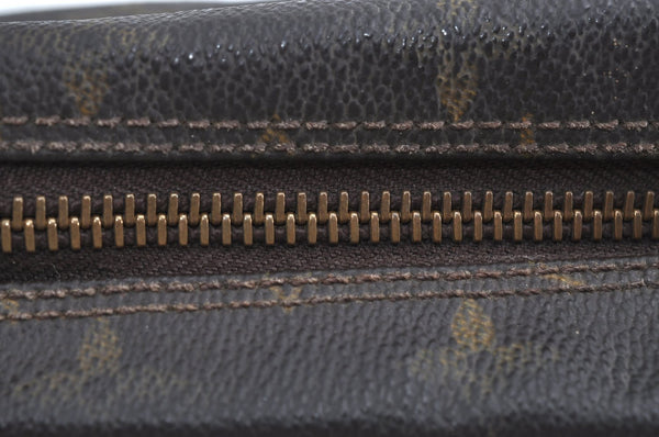 Authentic Louis Vuitton Monogram Compiegne 28 Clutch Hand Bag M51845 LV K5248