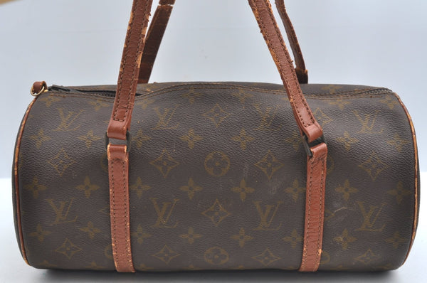Authentic Louis Vuitton Monogram Papillon 30 Hand Bag Old Model LV Junk K5249