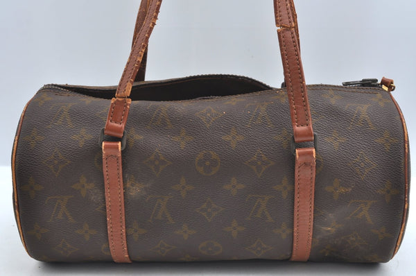 Authentic Louis Vuitton Monogram Papillon 30 Hand Bag Old Model LV Junk K5249
