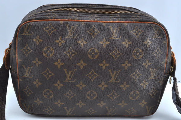 Authentic Louis Vuitton Monogram Reporter PM Shoulder Cross Bag M45254 LV K5250